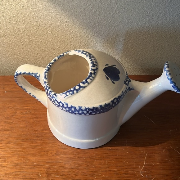 Bazaars blue and white watering can, cottagecore - Picture 2 of 9